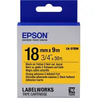 Epson Lk-5ybw Ribbon Labels Noir