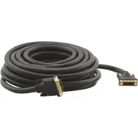 Kramer C-DM/DM/XL Series C-DM/DM/XL-50 - Câble DVI - liaison simple - DVI-D (M) à DVI-D (M) - 15,2 m (15.20 m), Câble vidéo, Noir