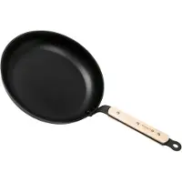 De Buyer 8780.28, Ronde, Planche à griller universelle, Noir, Aluminium, Acier inoxydable, Céramique, Gaz, Halogène, Induction, Planche à griller scellée, France