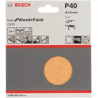 Bosch Papier de verre pour le point de ponçage (40)