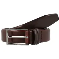 BOSS Ceinture 'Carmello' brun foncé / argent