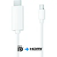 PureLink Mini DisplayPort Thunderbolt — HDMI (Typ A) (1.50 m), Câble vidéo, Blanc