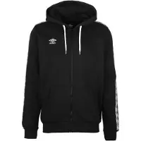Umbro Taped Zip Full Zip Sweatshirt Noir S Homme