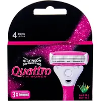 Wilkinson Lames de rasoir Quattro for Women, paquet de 3