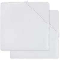 Jollein Drap-Housse Jollein Molton White (2pack)-60 x 120 cm