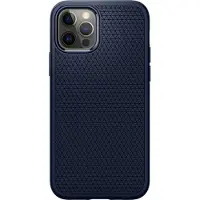 Spigen Coque Liquid Air pour Apple iPhone 12 (Pro) - Bleu foncé