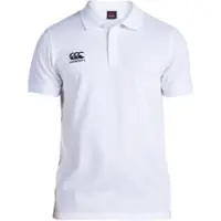 Canterbury Polo Homme Blanc Sportif XXL Coupe Confortable