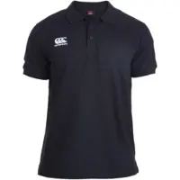 Canterbury Polo manches courtes Waimak, couleur noire, taille 2XL, pour homme, couleur noire, taille 2XL