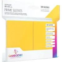 GameGenic GGS10020 - Pochettes Prime, jaune (100 pochettes)