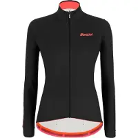Santini Colore Long Sleeve Jersey Noir XL Femme