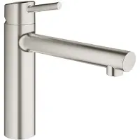 GROHE Robinet de cuisine avec mitigeur Concetto supersteel mat 31128