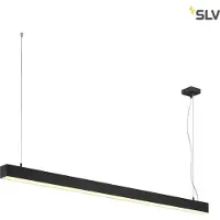 SLV Q-Line Dali Single LED Suspension à intensité variable Noir 1001309