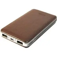 Mr Handsfree Power Bank De Marque Capacite 8800 Mah En Cuir Marron