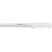 Arcos Couteau de pâtissier couleur - Prof 295024 en acier inoxydable Nitrum et mangue polypropylène blanc ergonomique avec lame de 25 cm, vitrine