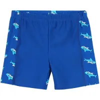 Playshoes Shorts de bain 'Hai' bleu / aqua / blanc