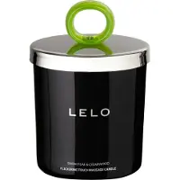 LELO Flickering Touch Massage Candle Bougie de massage Snow Pear & Cedarwood 150 g