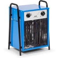 Dryfast DEH9 Elektrische kachel 400 Volt, Radiateur soufflant, Vert