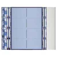 Legrand Cache pour modules d'appel SFERA en aluminium, 8 boutons d'appel, couleur : Allmetal, 1 pièce.