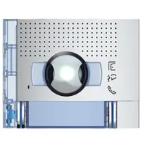 Legrand Façade AV WW, 2 boutons d'appel, tout métal - Module de parole / sonnerie pour platine de rue Gris 3...