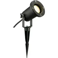 SLV Nautilus Spike XL Noir Luminaire de Jardin à Enfoncer 1X GU10/11W IP44 / IP65 AL