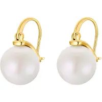 Heidemann Boucles d'oreilles 'Ila' or / blanc