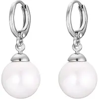 Heidemann Boucles d'oreilles argent / blanc