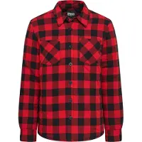 Urban Classics Chemise rouge clair / noir