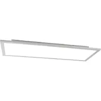 QAZQA Plafonnier moderne en acier avec LED intégré 80 cm - Liv
