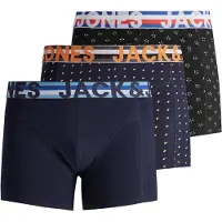 Jack & Jones Boxers 'Henrik' bleu / orange / noir / blanc