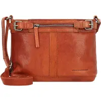 Spikes & Sparrow Cuir sac à épaule bandoulière Bronco Crossover Brandy brun