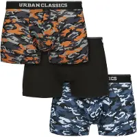 Urban Classics Boxers bleu fumé / bleu-gris / orange / noir