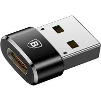 Baseus Adaptateur 3A Usb-C vers Usb-A (Noir)