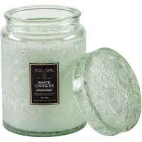 Voluspa Cypres blanc - grand par volume pour unisexe - 18 oz bougie