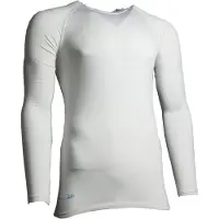 Precision Essential Long Sleeve Base Layer Blanc S