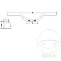 TRW Speedfighter Cable Harley Davidson Fld 1690 Abs Dyna Switchback 13 Tracker Handlebar Argenté 25.4 mm