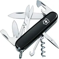 Victorinox Couteau suisse - - Climber - 14 fonctions - ciseaux - crochet multi-usages