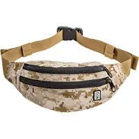 BlackRapid Unisexe, Sac banane, Sac de hanche Digital Camouflage (fermeture éclair / sangle réglable), Multicolore