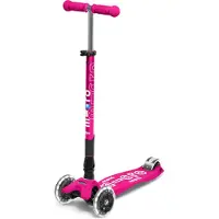 Micro mobility Micro Scooter Maxi Deluxe klappbar LED rose néon Rouleau pour enfants