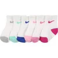 Nike Chaussettes mélange de couleurs / blanc