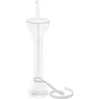 Autre Verre Avec Paille Et Ruban De Maintien - Verre Avec Attache Coup Pour Main Libre Couleur - Orange