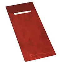 Papstar Pochettes à couverts , incl. serviette blanche, 520 pcs., L 85 x H 200 mm, papier, bordeaux