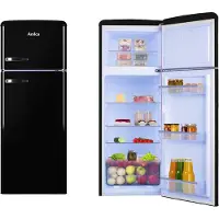 Amica Réfrigérateur combiné 55cm 246l statique noir - - AR7252N -