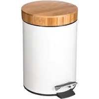Zesso Eazy Living Poubelle Claudien 3L bambou-blanc