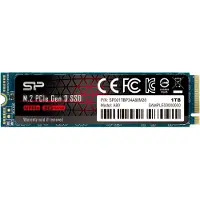 Silicon Power P34A80 - SSD - 1TB - intern - M.2 2280 - PCIe 3.0 x4 (NVMe) (SP001TBP34A80M28)