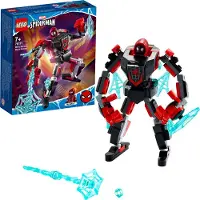 LEGO 76171 Spider-Man Miles Morales Mech Set, figurine pour garçons et filles à partir de 7 ans, set de jeu Marvel Super Heroes