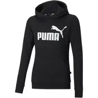 Puma Ess Logo Tr Hoodie Noir 5-6 Years Fille