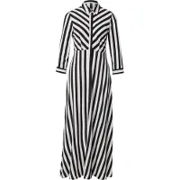 Y.A.S Robe-chemise 'YASSavanna' noir / blanc