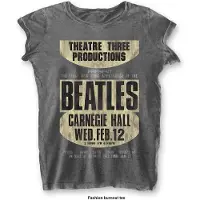 Ginza.se The Beatles - T-Shirt Burnout Col - Carnegie Hall - Woman (Xs)
