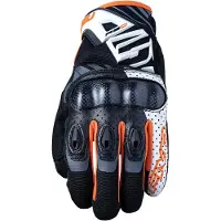 Five RS-C Blanc Fluo Orange Gants Taille 3XL