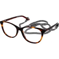 M Missoni Lunettes de Vue - - MMI 0006 - Havana Marron - Acétate - 52/16/140 (Femme)
